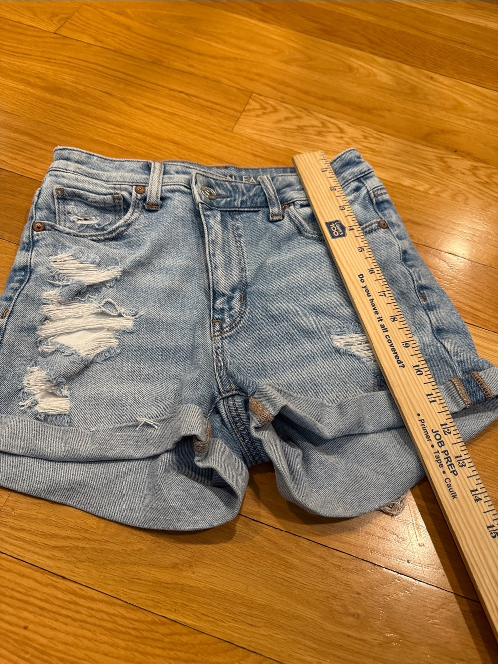American Eagle outfitters mom jeans shorts size 0 - Picture 3 of 10